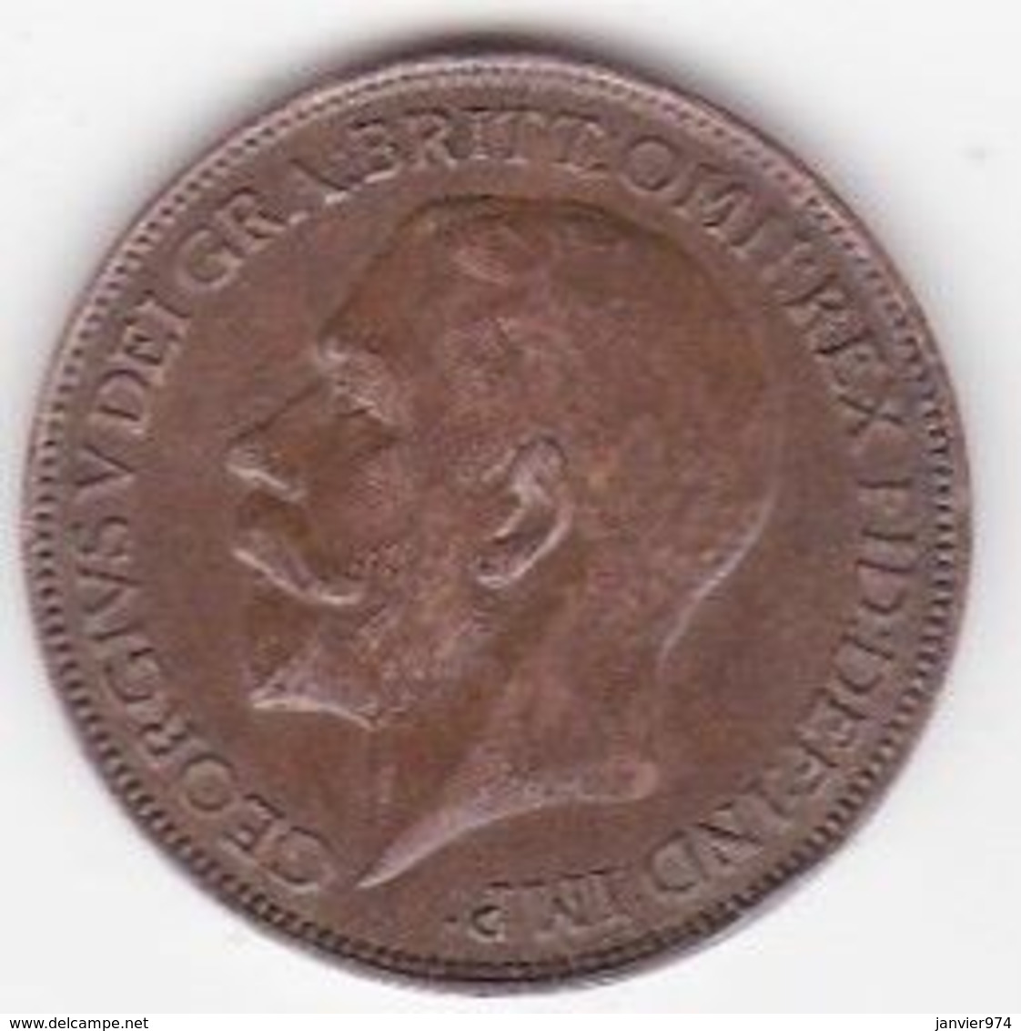 Grande-Bretagne 1 Farthing 1925 , George V - B. 1 Farthing