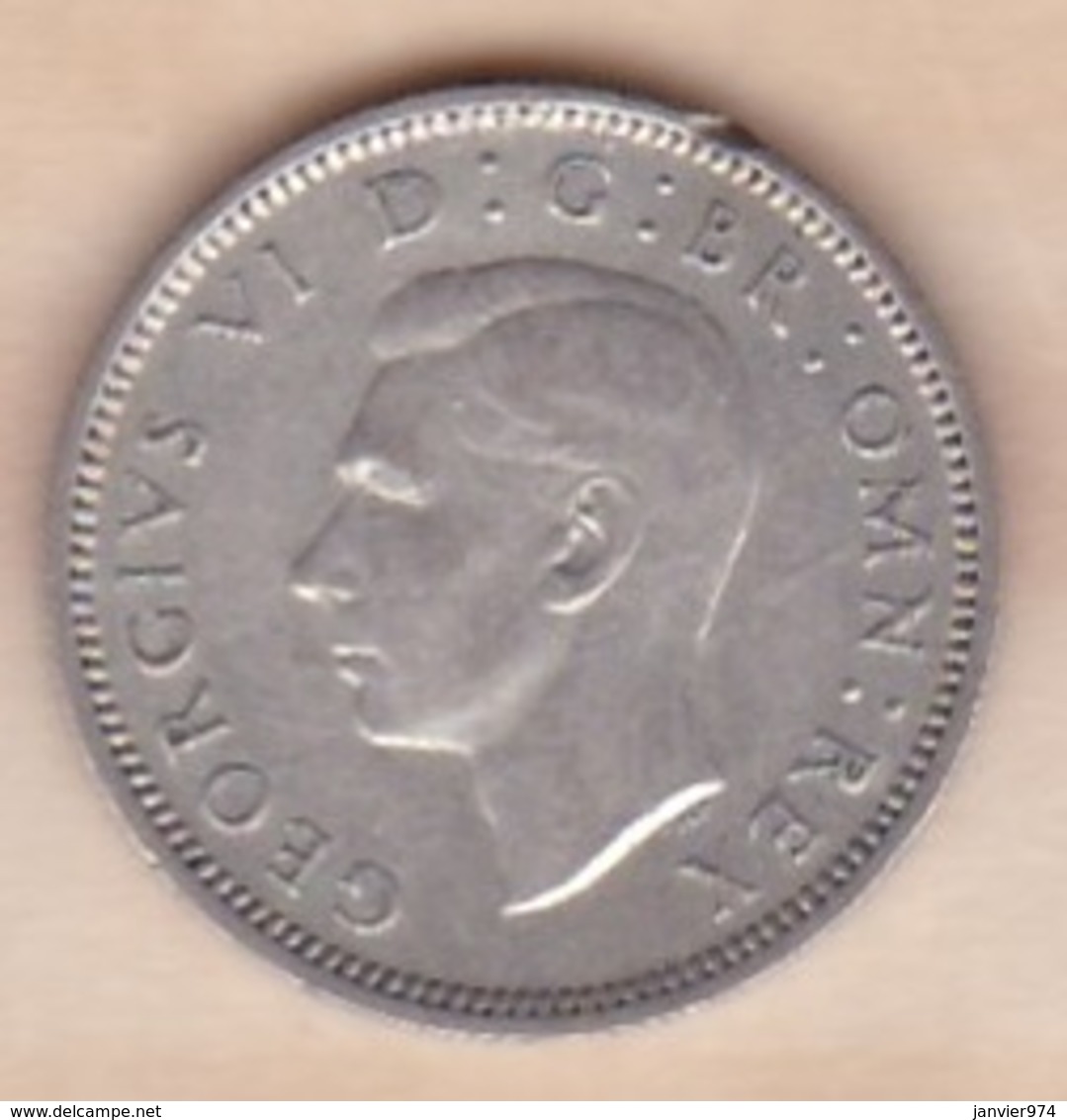 Grande Bretagne. 6 Pence 1944. George VI ,en Argent - H. 6 Pence