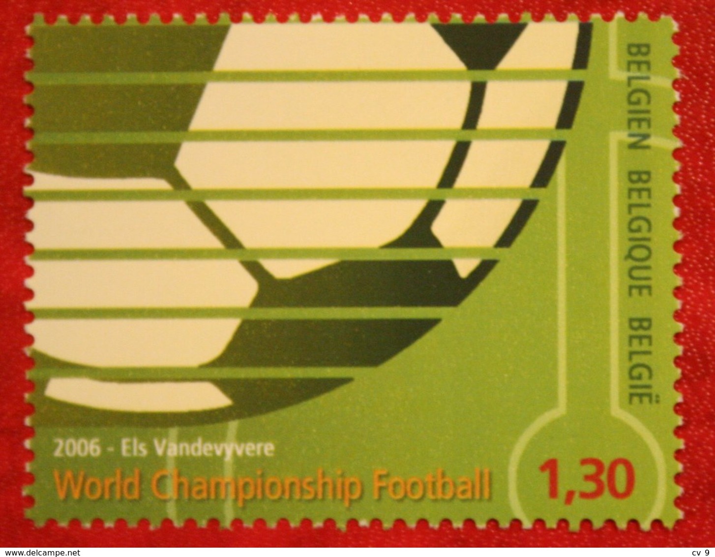 Championnat Football Fussball WK  OBC N° 3540 (Mi 3588) 2006 POSTFRIS / MNH ** BELGIE / BELGIEN / BELGIUM - Ungebraucht
