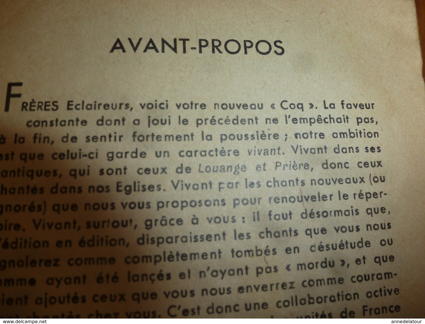 1947 Chansons De Marches Des SCOUTS, Des ECLAIREURS Unionistes De France - Scoutisme