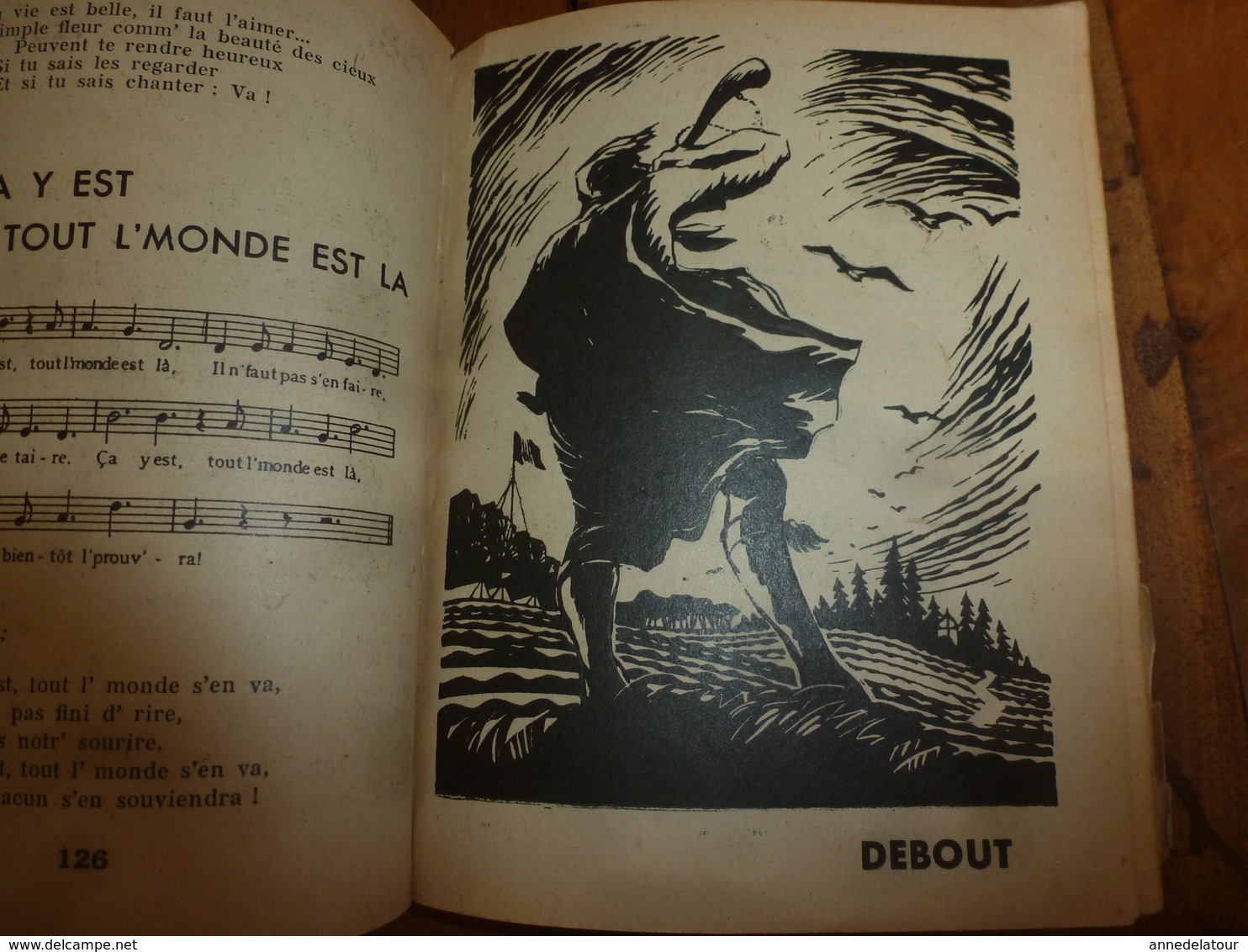 1947 Chansons de marches des SCOUTS, des ECLAIREURS Unionistes de France