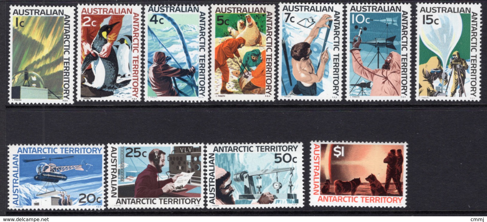 1966/68 - AUSTRALIAN ANTARTIC TERRITORY -  Yi.  8/18 - NH - (REG2875.. 25) - Nuovi