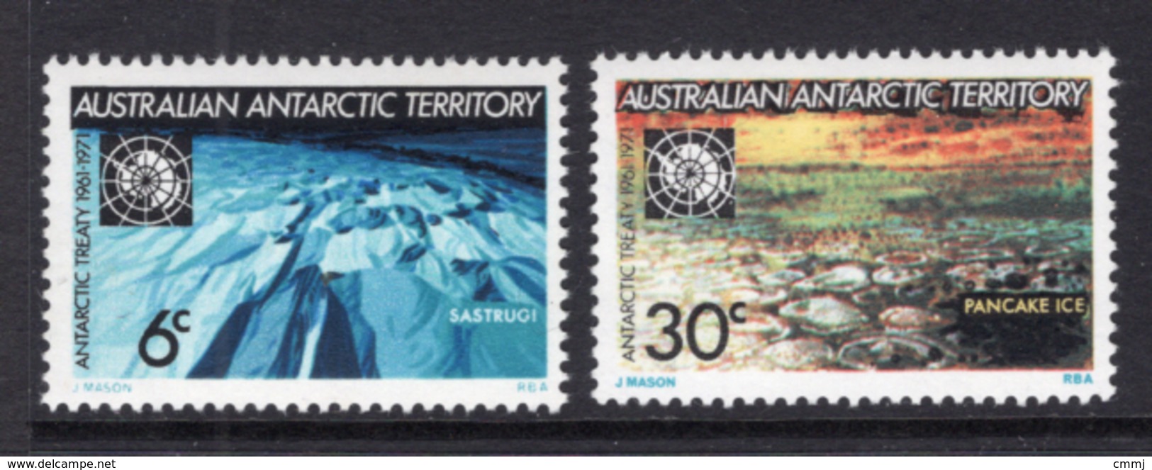 1971 - AUSTRALIAN ANTARTIC TERRITORY -  Yi.  19/20 - NH - (REG2875.. 25) - Unused Stamps