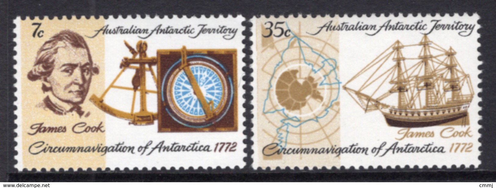 1972 - AUSTRALIAN ANTARTIC TERRITORY -  Yi.  21/22 - NH - (REG2875.. 25) - Unused Stamps