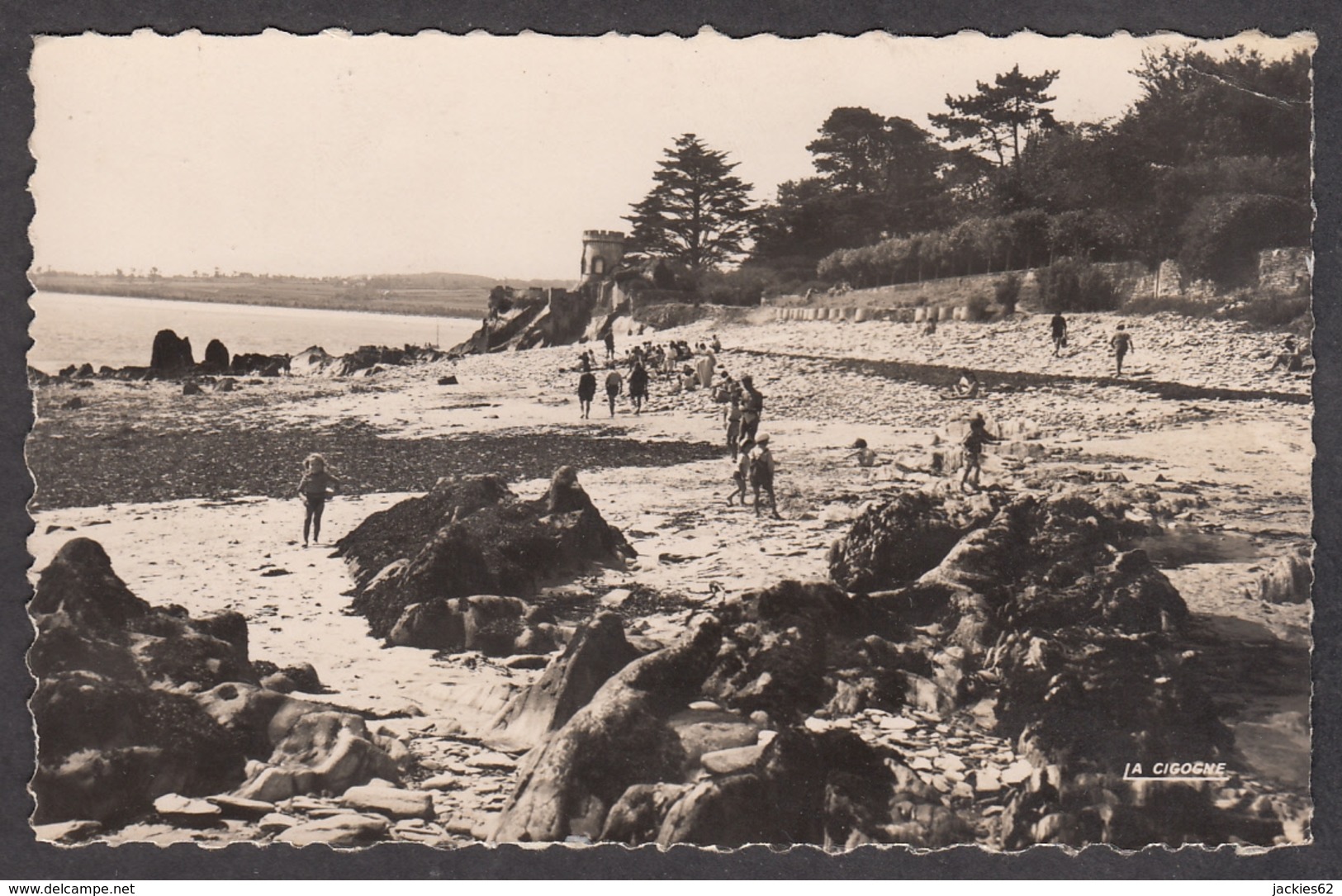 100425/ LOCQUIREC, Grève De La Roche Tombée - Locquirec