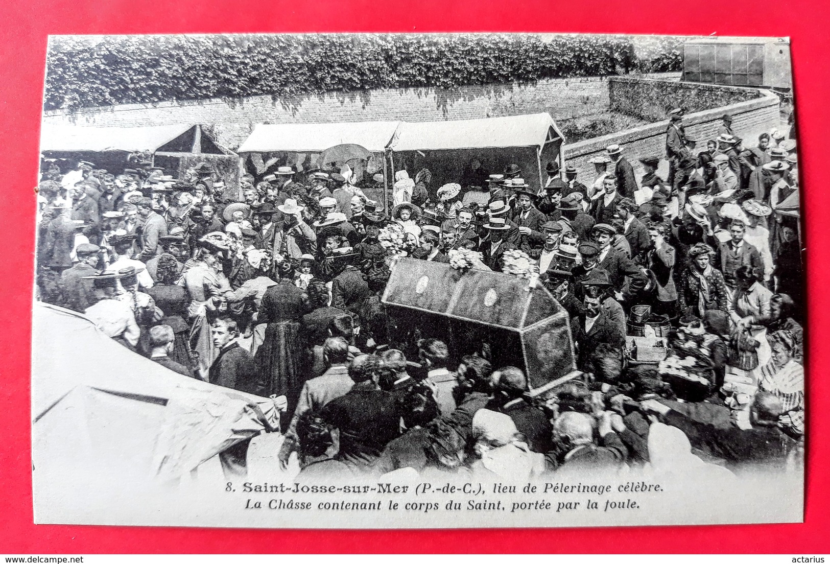 CPA 62 SAINT-JOSSE-SUR-MER N°  8 Lieu De Pélerinage Célébre La Châsse Contenant Le Corps Du Saint ( Environs ETAPLES ) - Autres & Non Classés