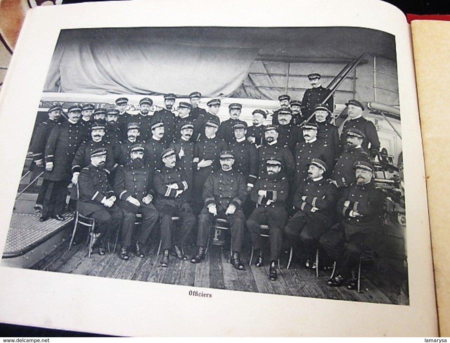 MARINE-1914/15 ECOLE CANONNAGE VAISSEAU"LE TOURVILLE"RADE DES SALINS 22 Photographies MARINS Doc TRANSPORT HÔPITAL