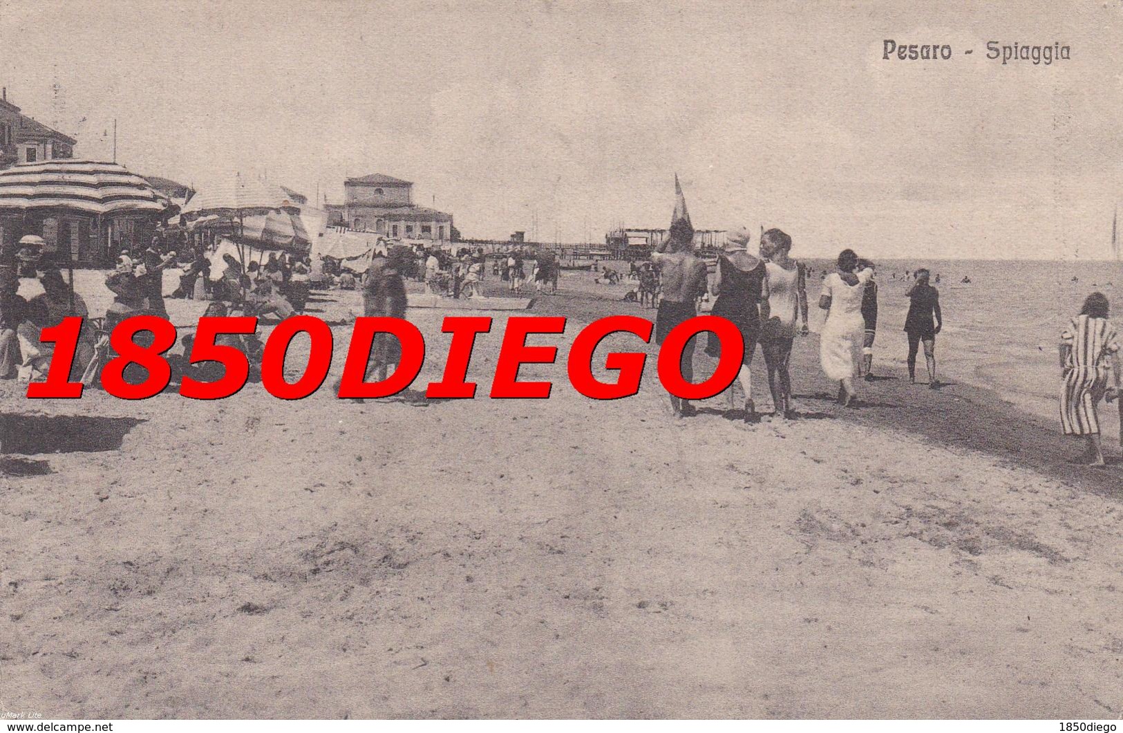 PESARO -SPIAGGIA F/PICCOLO VIAGGIATA  ANIMAZIONE - Pesaro