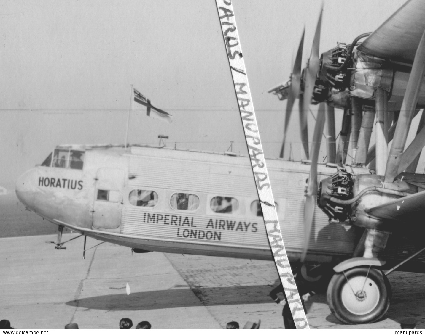 1933 / PHOTO / HANDLEY PAGE HP 42 W / G - AAXD / HORATIUS / IMPERIAL AIRWAYS / LE BOURGET / SHELL - Aviation