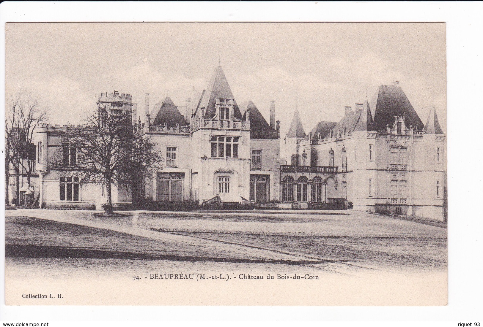 94 - BEAUPREAU - Château Du Bois-du-Coin - Sonstige & Ohne Zuordnung