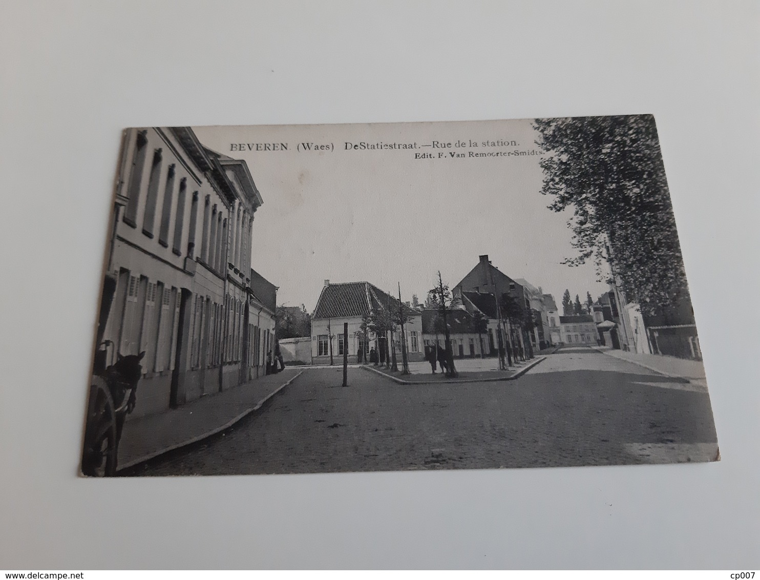 *BEVEREN-WAAS DeStatiestraat -Rue De La Station   Oblitéré En 1910 - Beveren-Waas