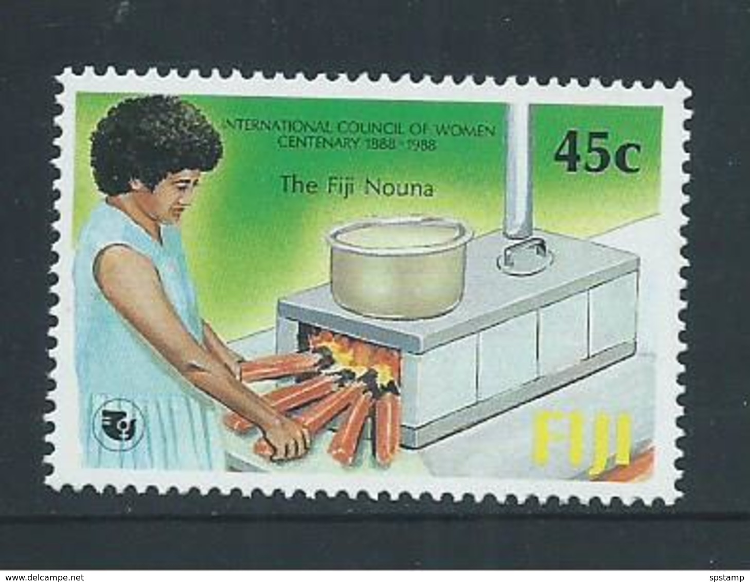 Fiji 1988 Women's Council 45c Single MNH - Fiji (1970-...)