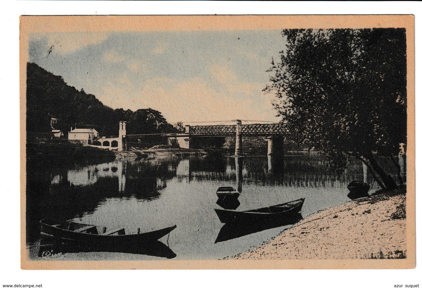 FRANCE / CPA / COLLONGES SUR MONT D'OR / BORD DE LA SEINE / LE PETIT PORT / - Autres & Non Classés