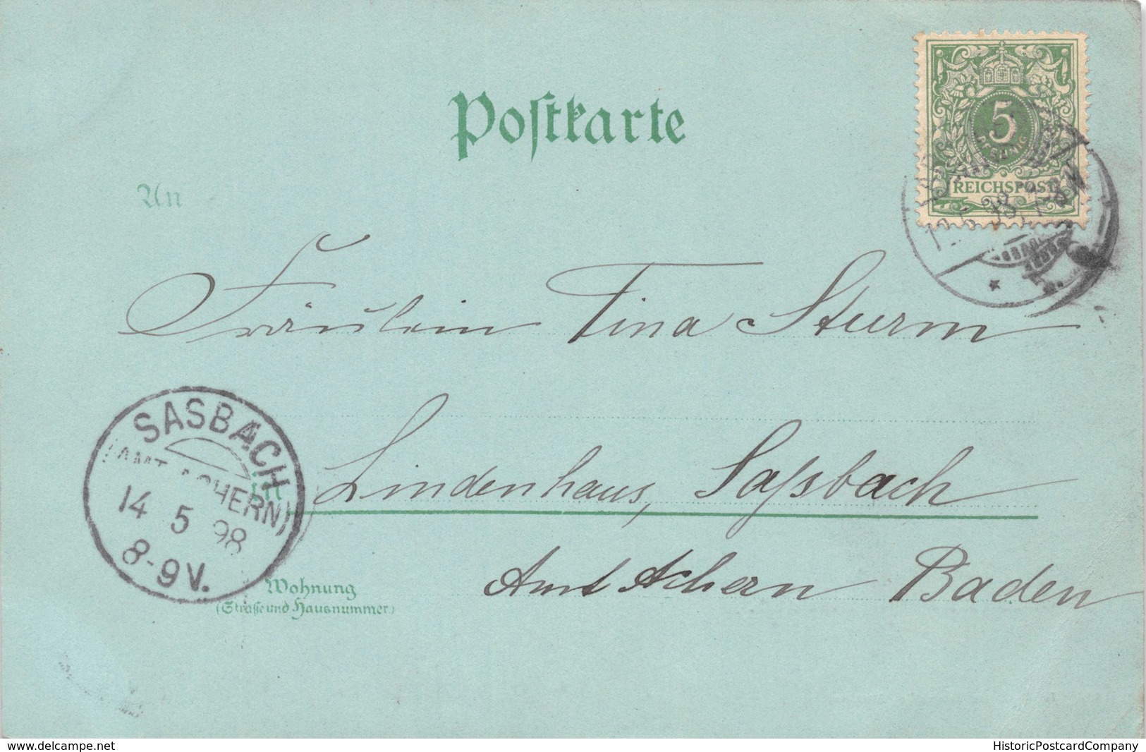 ARNSBERG~ GRUSS Aus MOONLIGHT PANORAMA VIEW-1898 POSTMARK POSTCARD 39694 - Arnsberg