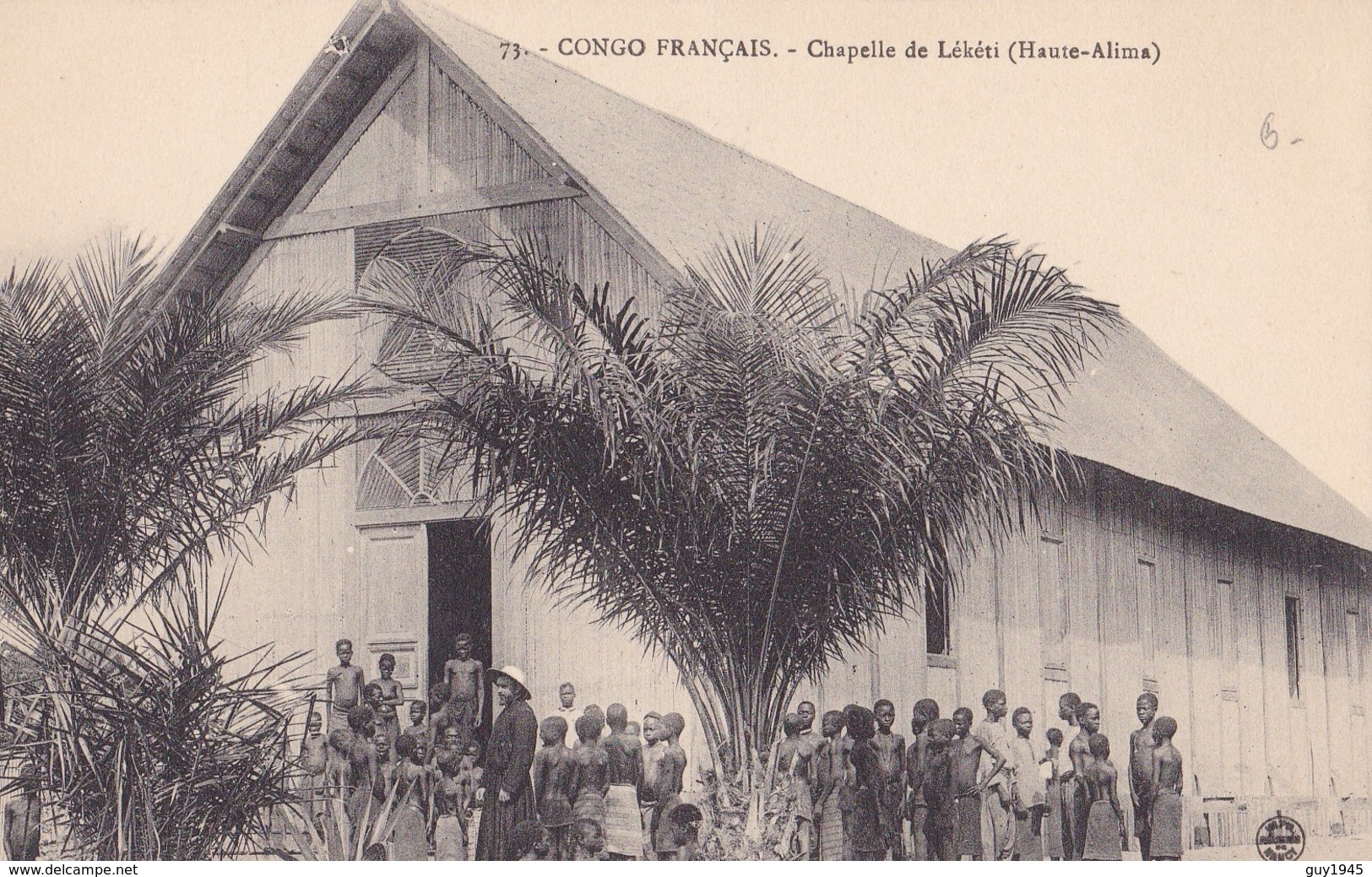 CONGO FRANCAIS N°73 Chapelle De Leketi ( Haute Alima ) - Congo Français