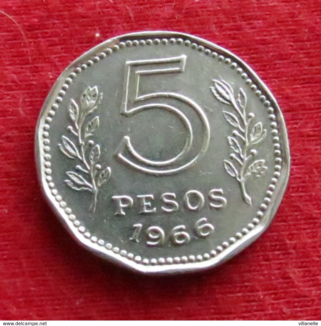 Argentina 5 Pesos 1966 KM# 59  Argentine - Argentine