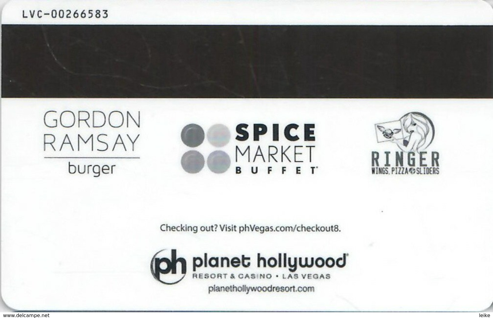 Planet-Holywood-LAs-Vegas---Backstreet-Boys[1975]---key Card, Room Key, Schlusselkarte, Hotelkarte - - Hotelkarten