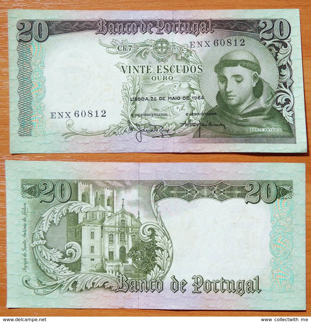 Portugal 20 Escudos 1964 AUNC - Portugal