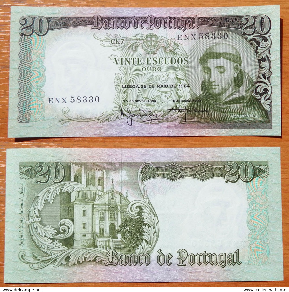 Portugal 20 Escudos 1964 UNC - Portugal