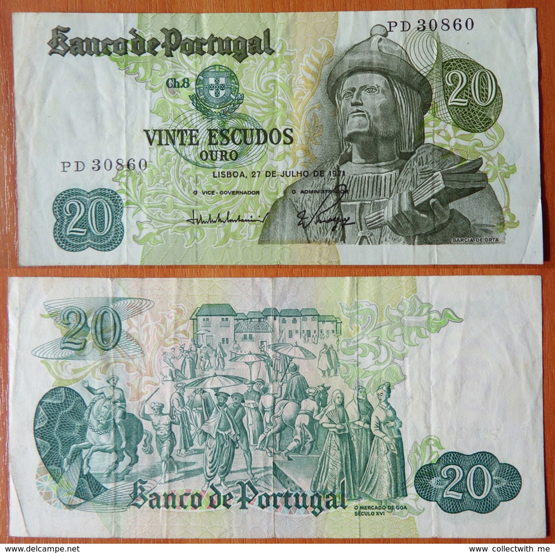 Portugal 20 Escudos 1971 - Portugal