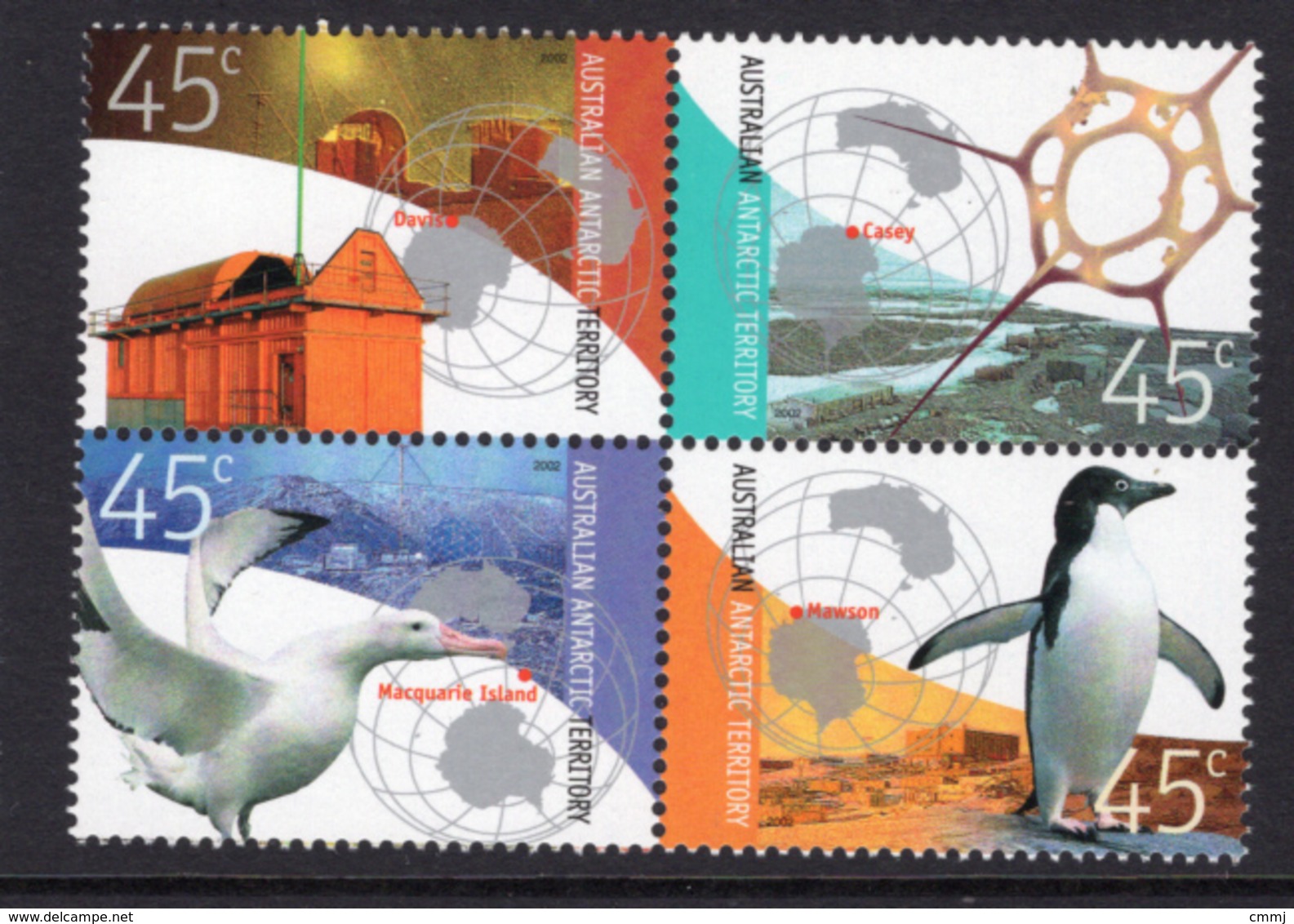 2002 - AUSTRALIAN ANTARTIC TERRITORY -  Yi.  149/152 - NH - (REG2875.. 27) - Neufs