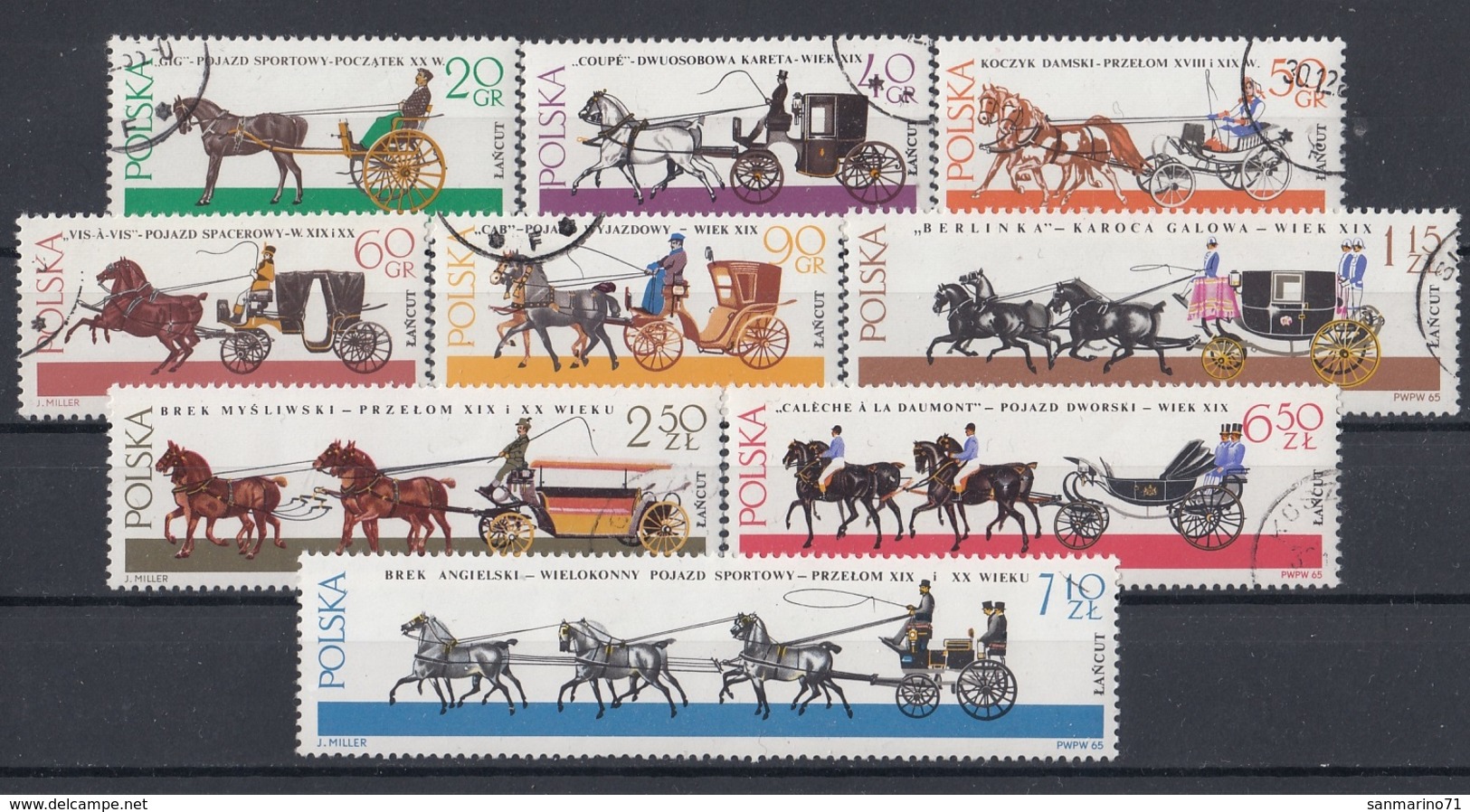 POLAND 1644-1652,used,horses - Stage-Coaches