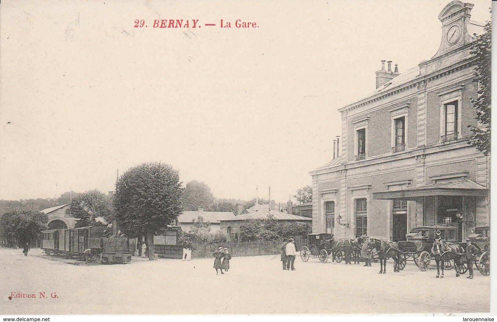 27 - BERNAY - La Gare - Bernay