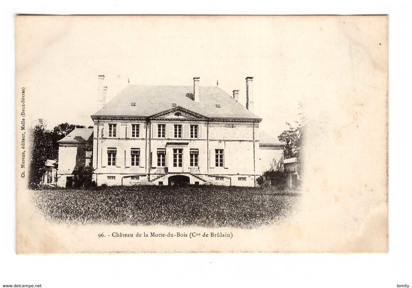 79 Commune De Brulain Chateau De La Motte Du Bois Cpa Edit Moreau - Autres & Non Classés
