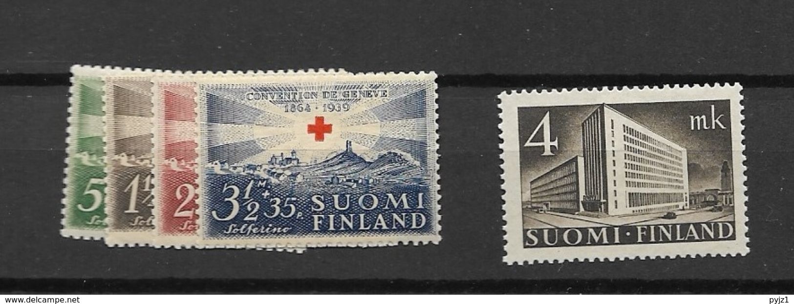 1939 MNH Finland, Finnland, Year Complete According To Michel, Postfris - Full Years