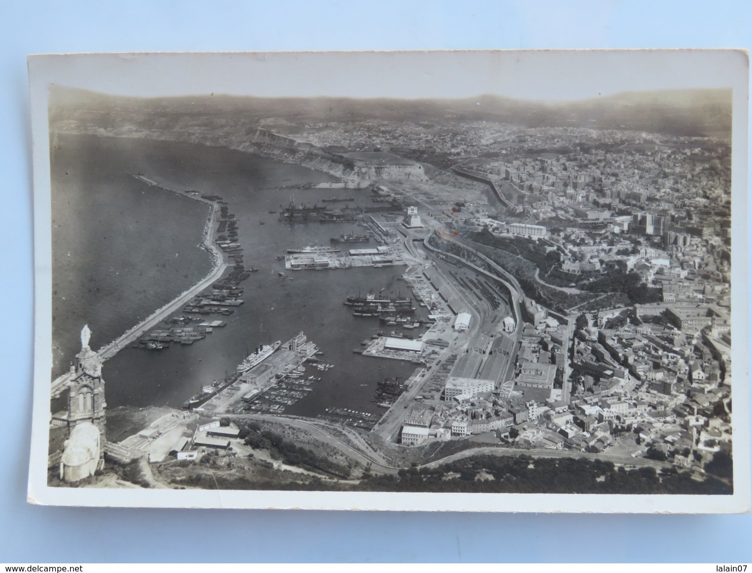 Carte Postale : Algérie : ORAN : Vue Générale Du Port Et Santa Cruz - Oran