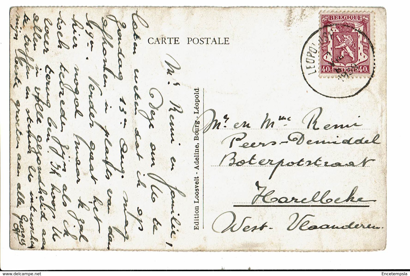 CPA - Carte Postale-Belgique Bourg Léopold - L'Eglise 1939- VM1594 - Beringen