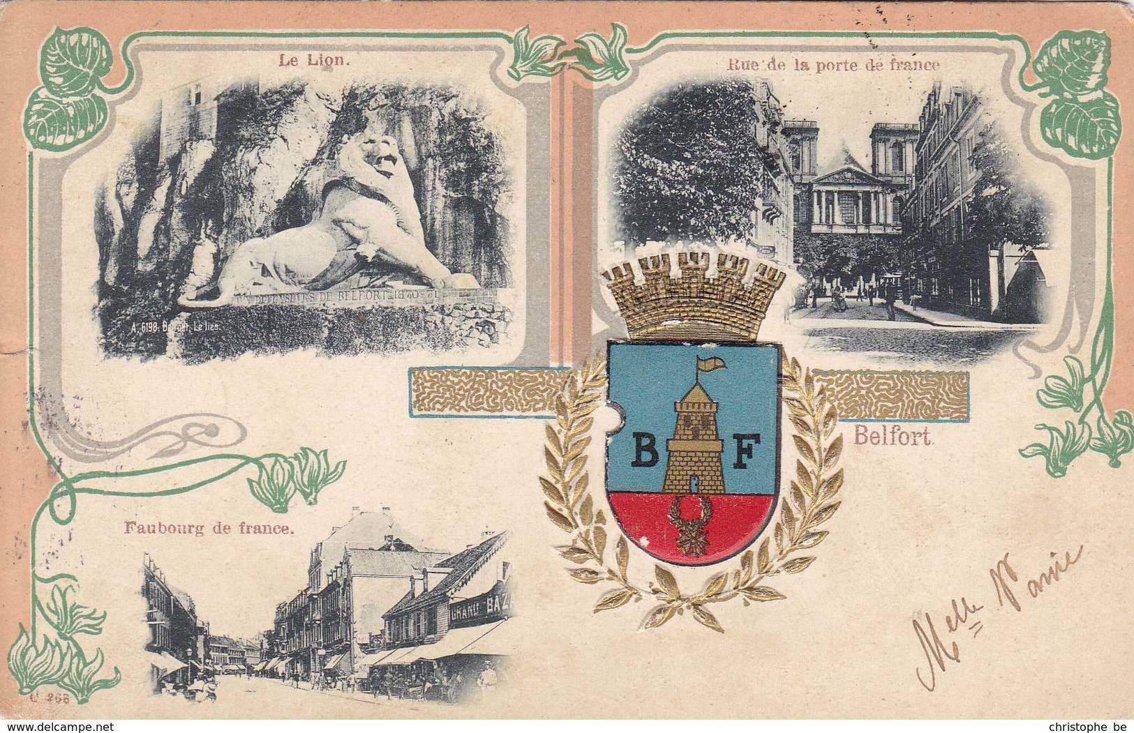 Belfort, Le Lion, Faubourg De France, Rue De La Porte De France (pk57469) - Belfort – Le Lion