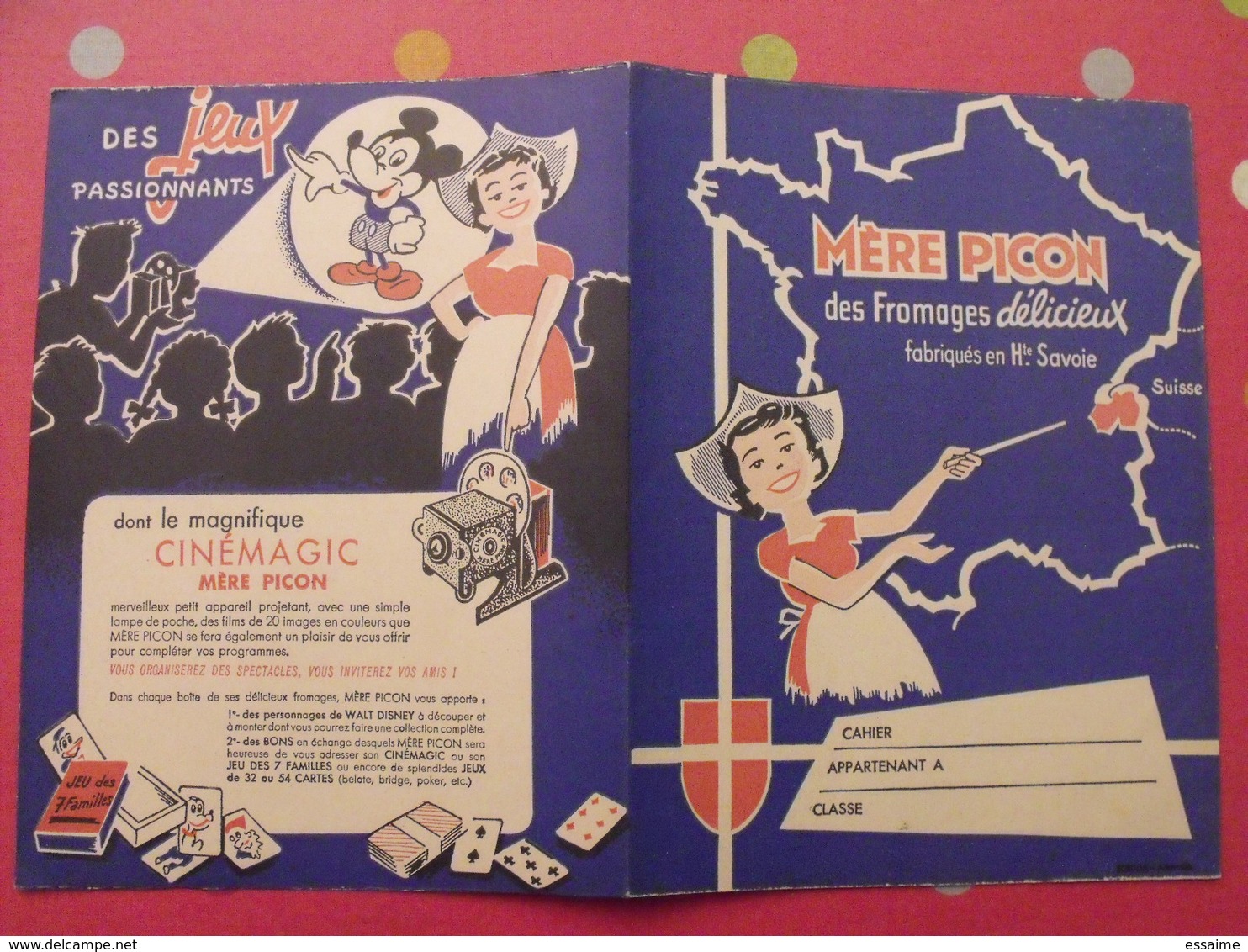 Protège-cahier Mère Picon. Fromages Délicieux De Haute-Savoie. Saint-Félix - Copertine Di Libri