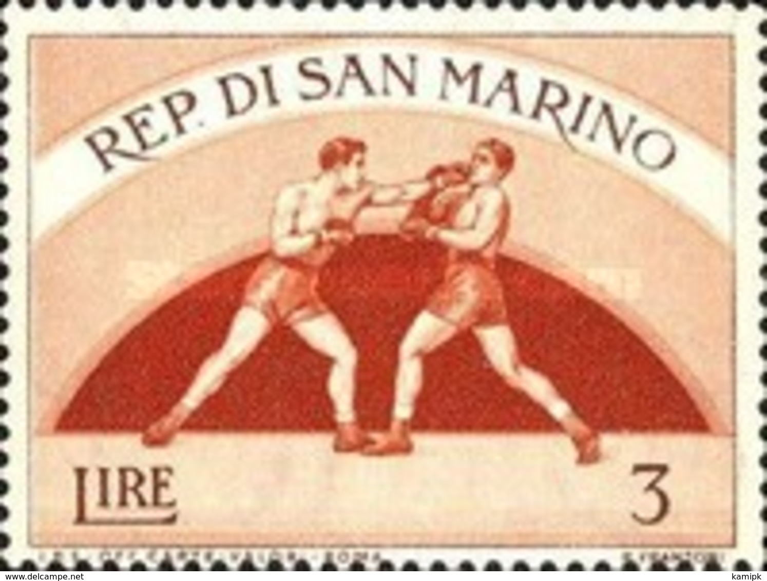 MH  STAMPS San-Marino - Sports	 -1954 - Unused Stamps