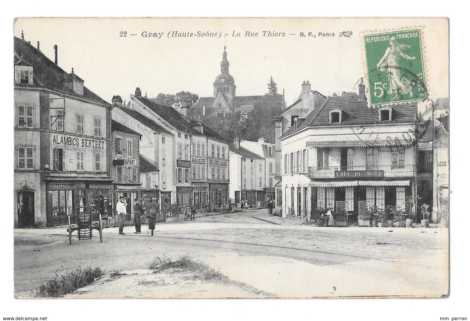 (23543-70) Gray - La Rue Thiers - Gray