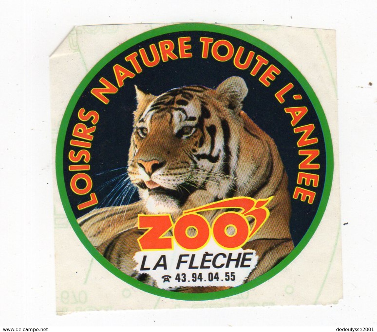 Mar19    842772    Auto Collant     ZOO De La Flèche     Un Lion - Adesivi