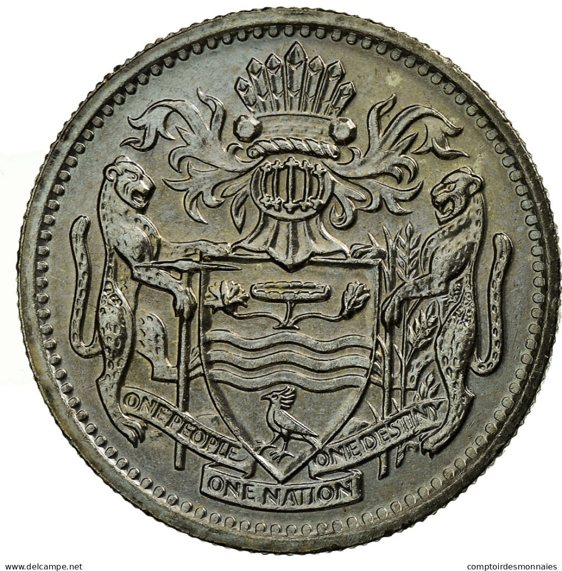 Monnaie, Guyana, 10 Cents, 1991, SPL, Copper-nickel, KM:33 - Guyana