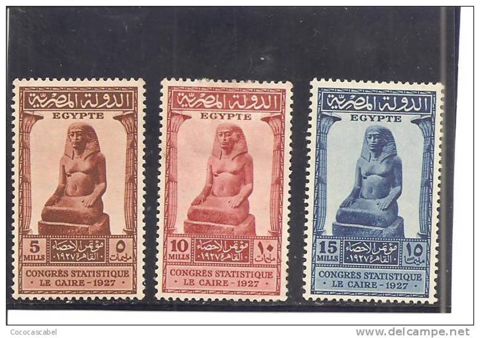 Egipto - Egypt - Yvert 131-33 (MNH/**) (punto De Oxido Para Yvert 131 Y 133) - Neufs