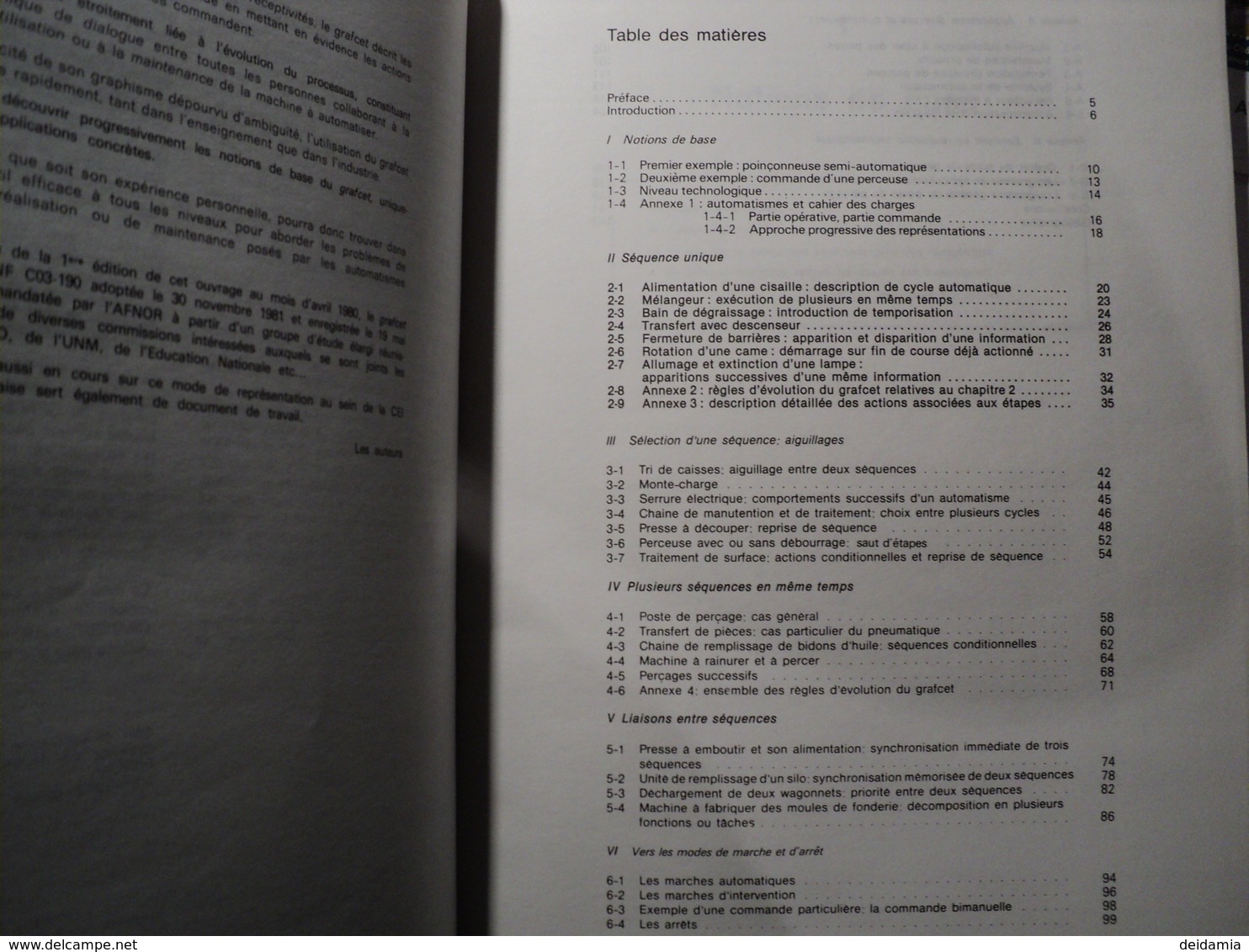 LE GRAFCET. 1991. SA PRATIQUE ET SES APPLICATIONS PAR JC BROSSY / P BRARD / P FAUGERE ET C MERLAUD. - Literature & Schemes