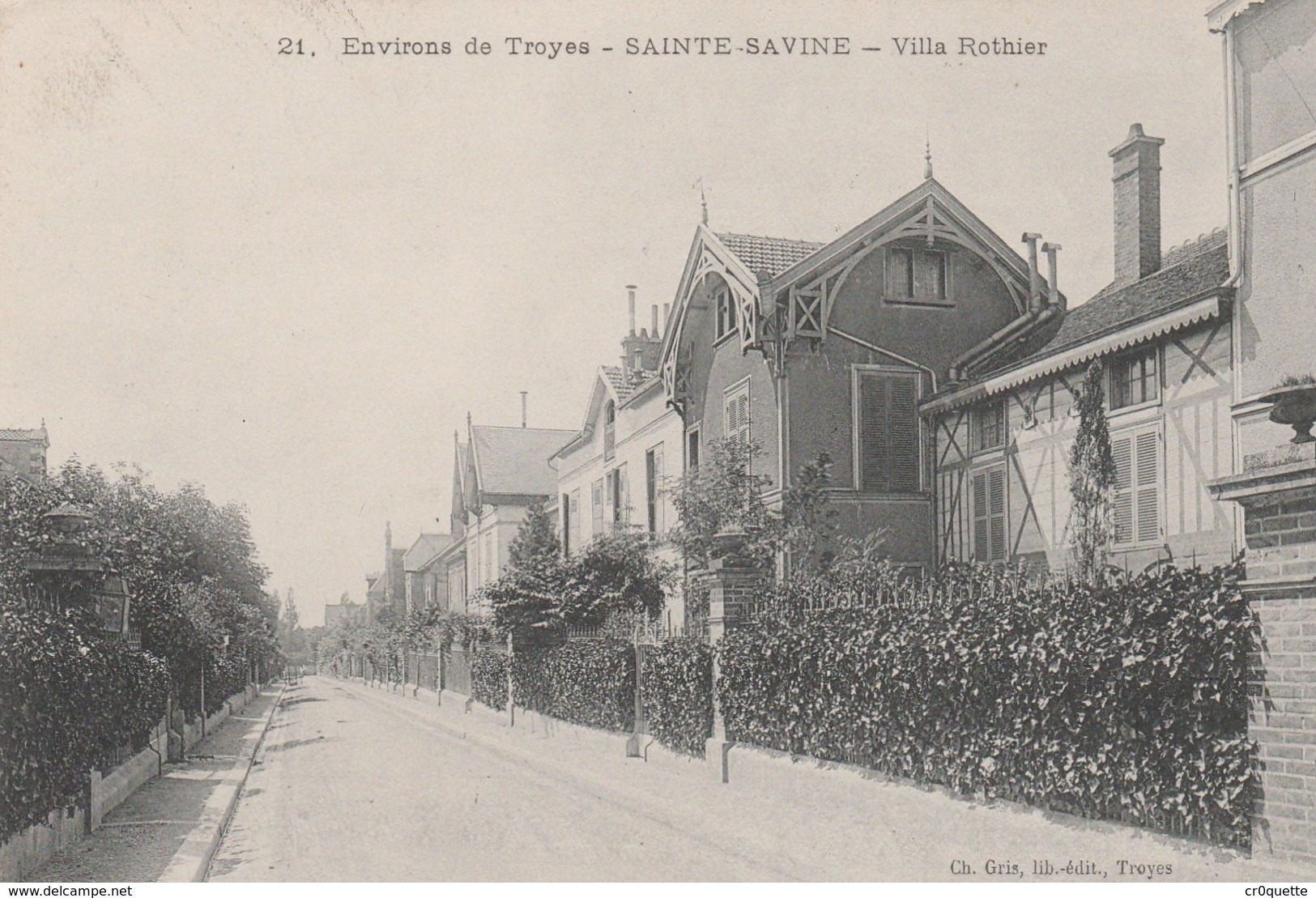 10300 SAINTE SAVINE TROYES - VILLA ROTHIER En 1914 - Sonstige & Ohne Zuordnung