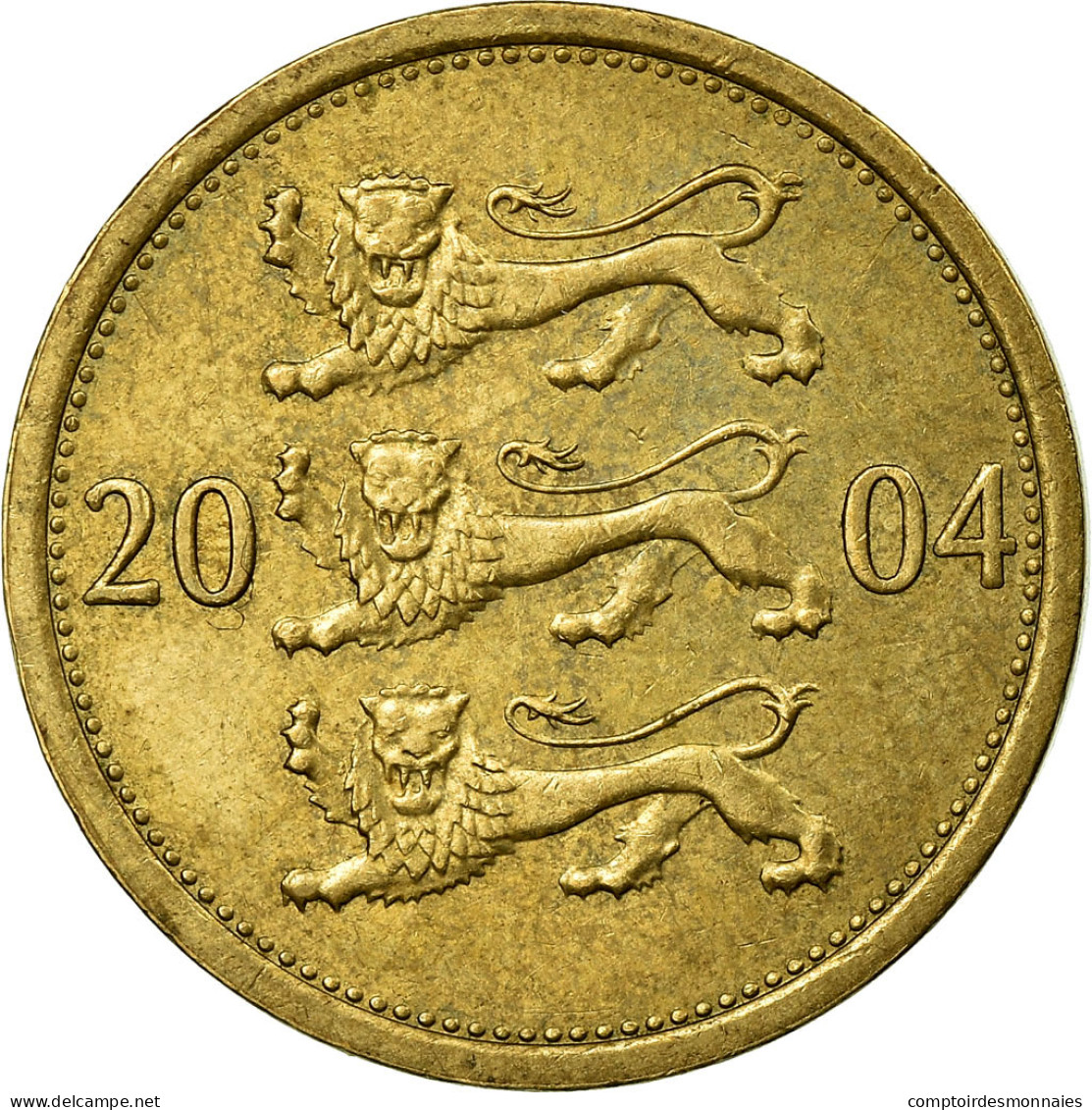 Monnaie, Estonia, 50 Senti, 2004, TB+, Aluminum-Bronze, KM:24 - Estland