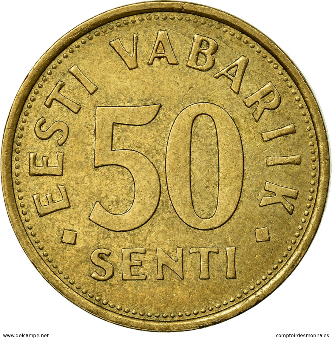 Monnaie, Estonia, 50 Senti, 2004, TB+, Aluminum-Bronze, KM:24 - Estland