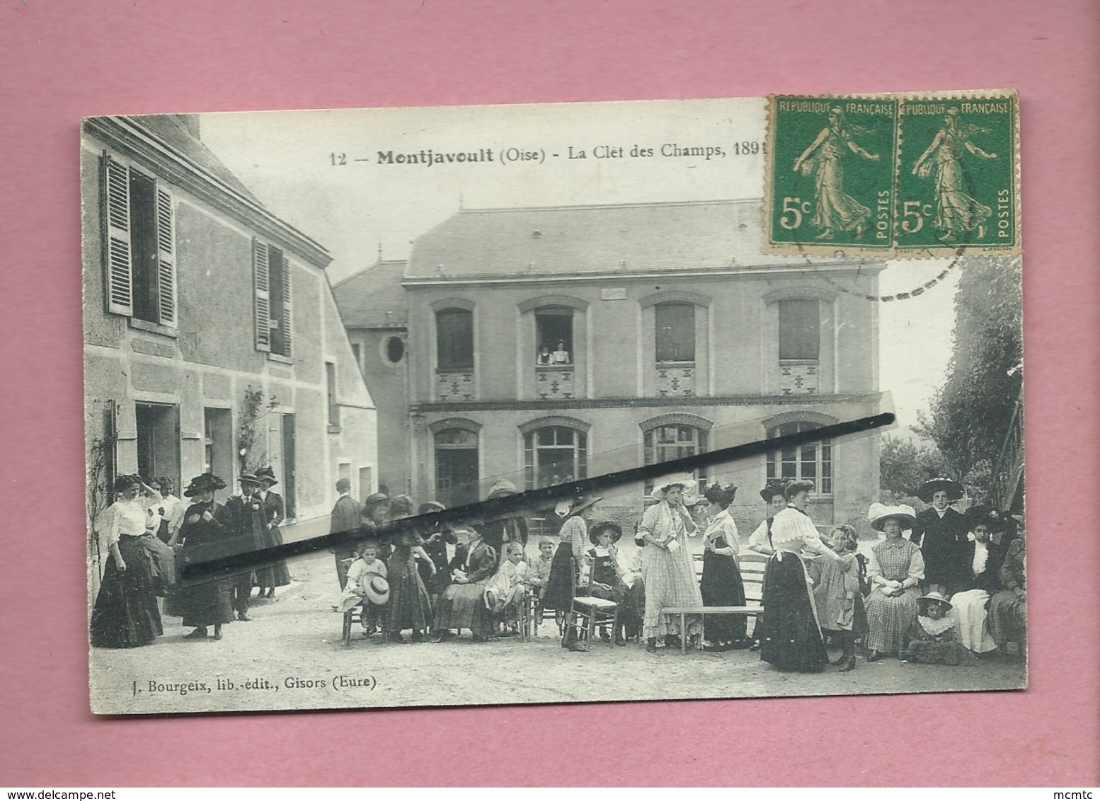 CPA Provenant D'un Carnet -  Montjavoult - (Oise) -La Clef Des Champs , 1891 - Montjavoult