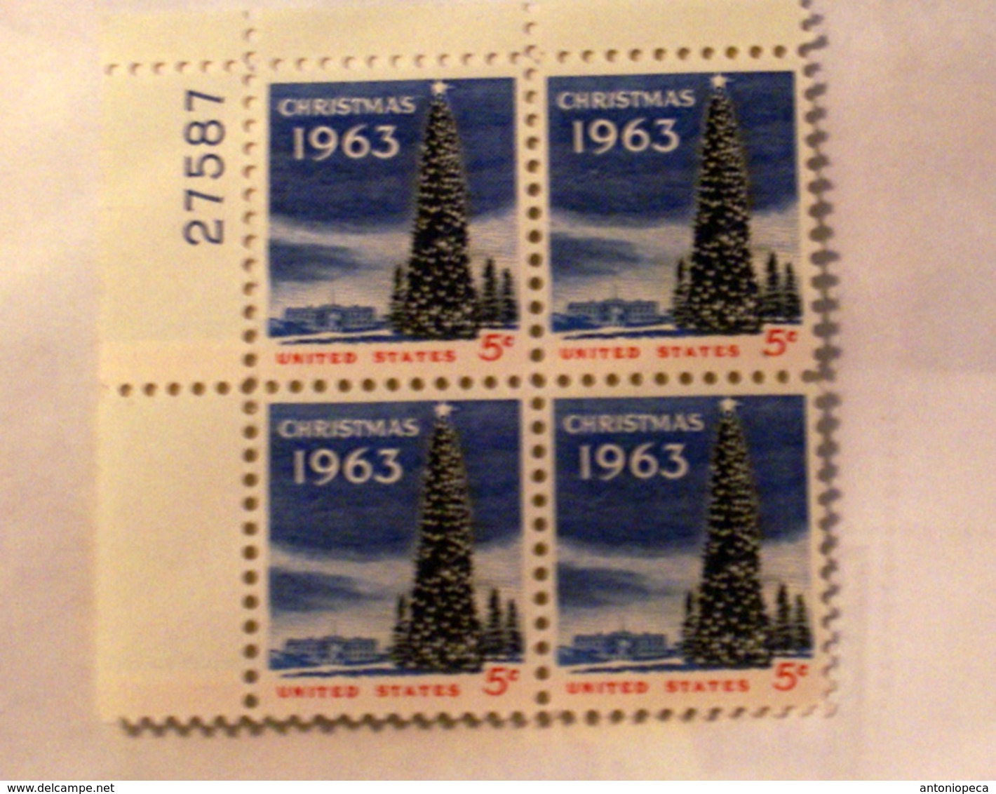 USA 1963 CHRISTMAS   BLOCK MNH** - Nuovi