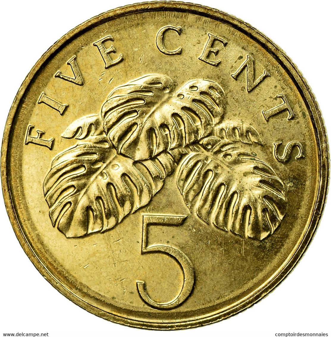 Monnaie, Singapour, 5 Cents, 2007, Singapore Mint, SUP, Aluminum-Bronze, KM:99 - Singapour