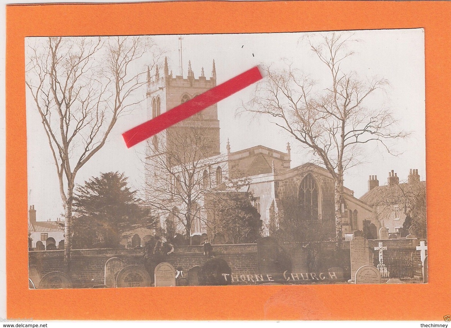 RP Thorne Church & Graveyard Churchyard Nr Moorends Hatfield Doncaster Macabre - Andere & Zonder Classificatie