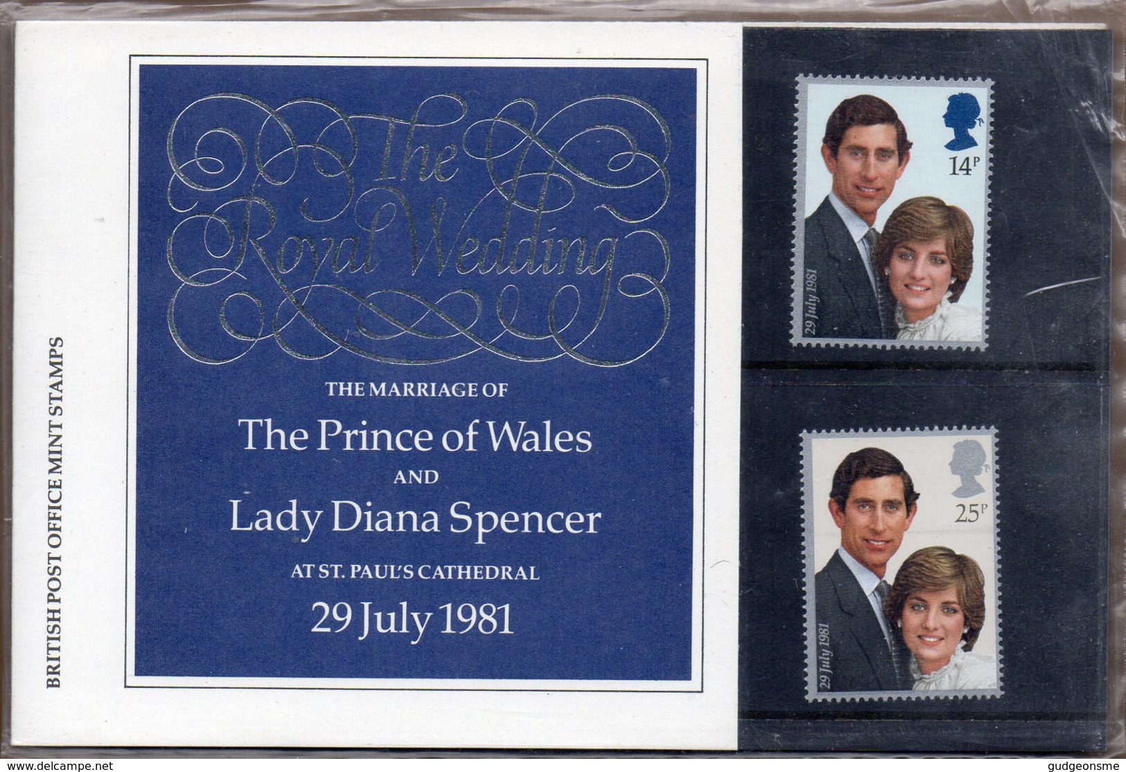 1981 Royal Wedding Pack No. 127a - Presentation Packs