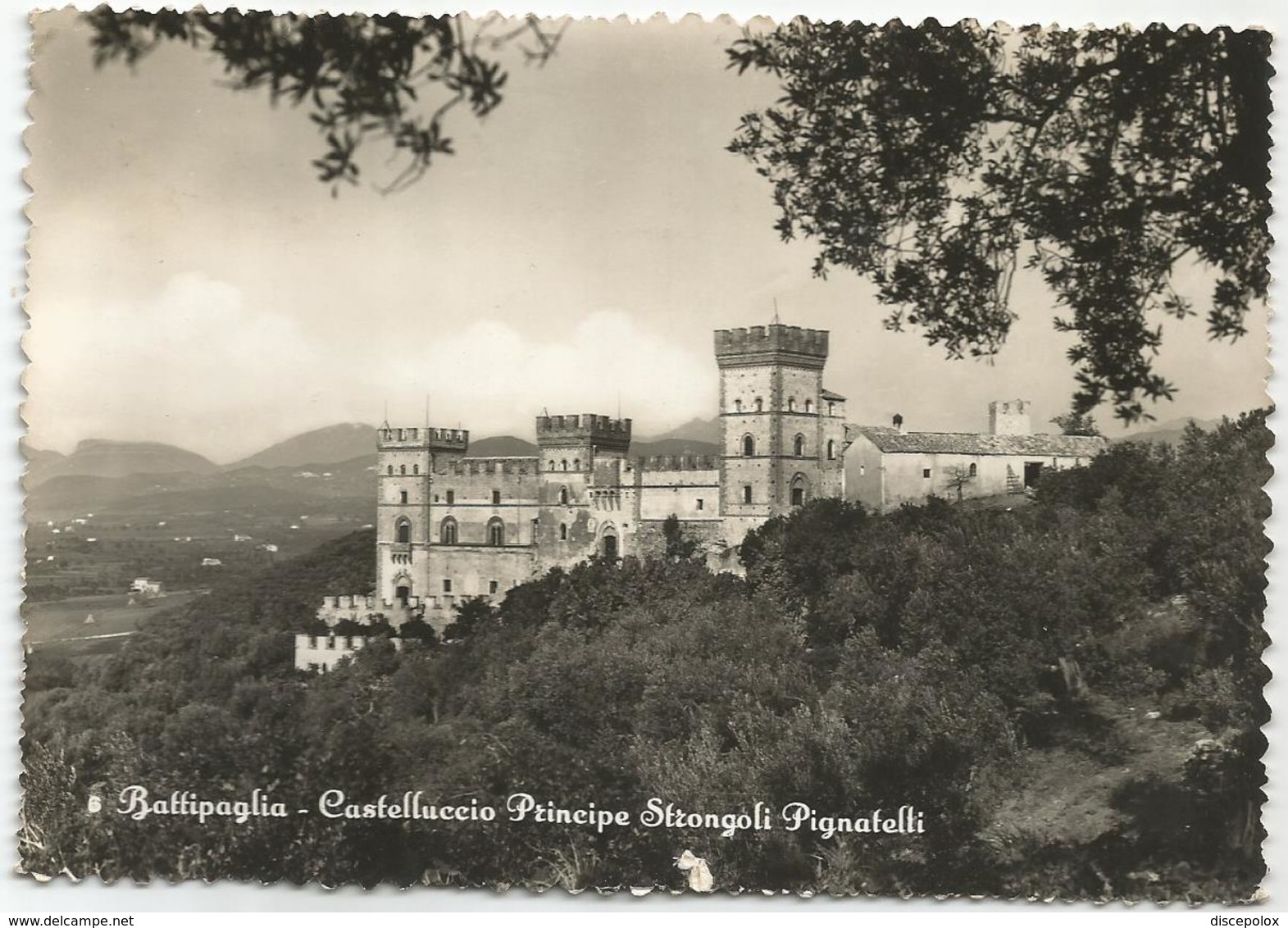 W2009 Battipaglia (Salerno) - Castelluccio Principe Pignatelli - Castello Castle Chateau Schloss / Viaggiata 1955 - Battipaglia