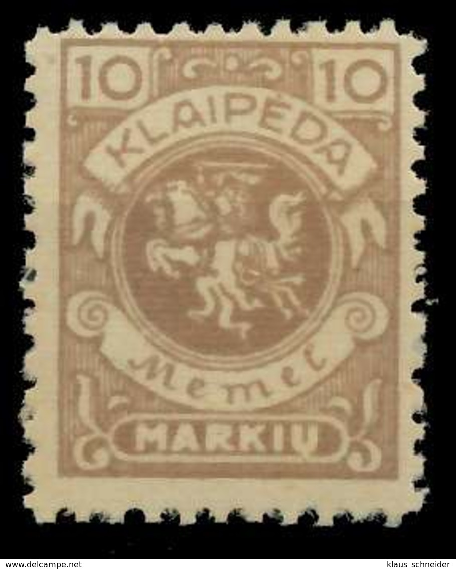 MEMEL 1923 Nr 141 Postfrisch X8878A6 - Memel (Klaïpeda) 1923