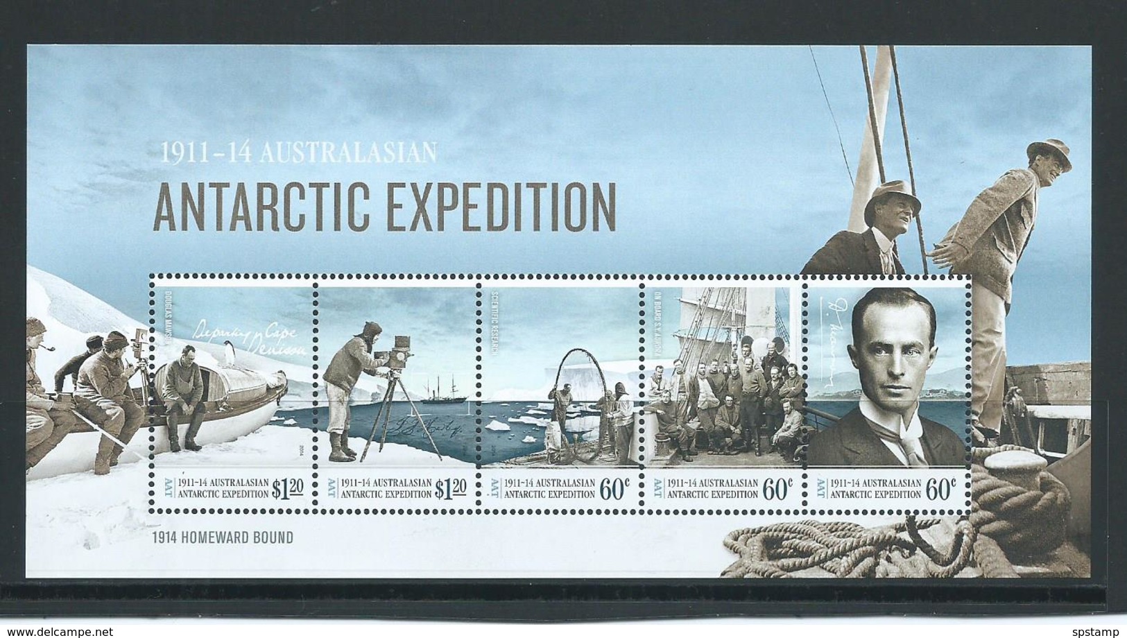 Australian Antarctic Territory 2014 Expedition Anniversary #4 Miniature Sheet Homeward Bound MNH - Neufs